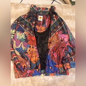 FARM Rio Multicolor Floral and Animal Print Jacket